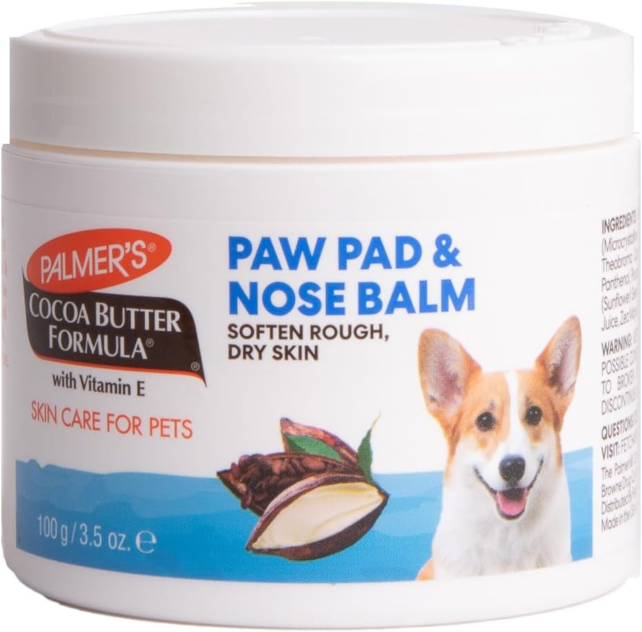 for Pets Cocoa Butter Fragrance Free Paw Pad & Nose Balm for Dogs - Dog Skin Soother Balm, Dog Paw Balm for Dry Skin & Pads -  Cocoa Butter Formula with Vitamin E for Pets