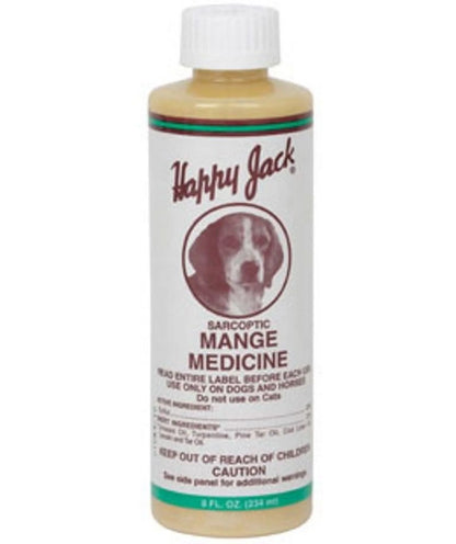 ® Mange Medicine & Mange Treatment for Dogs & Horses - Brings Soothing Itch Relief to Hot Spots, Severe Mange, Fungi, Allergies, Eczema & Most Dog Skin Irritation (8 Oz)