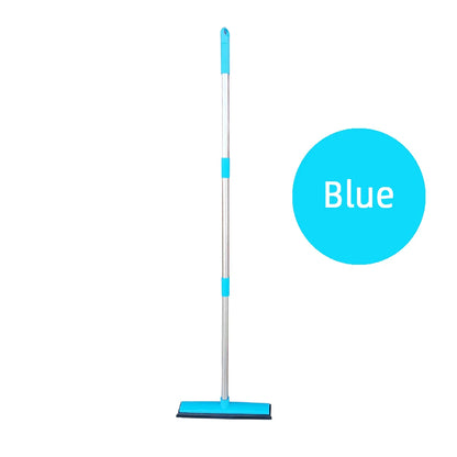 Pet Hair Rubber Broom Floor Brush for Carpet Dog Hair Remover with Built in Squeegee Silicone Broom Hair Remover Cleaning